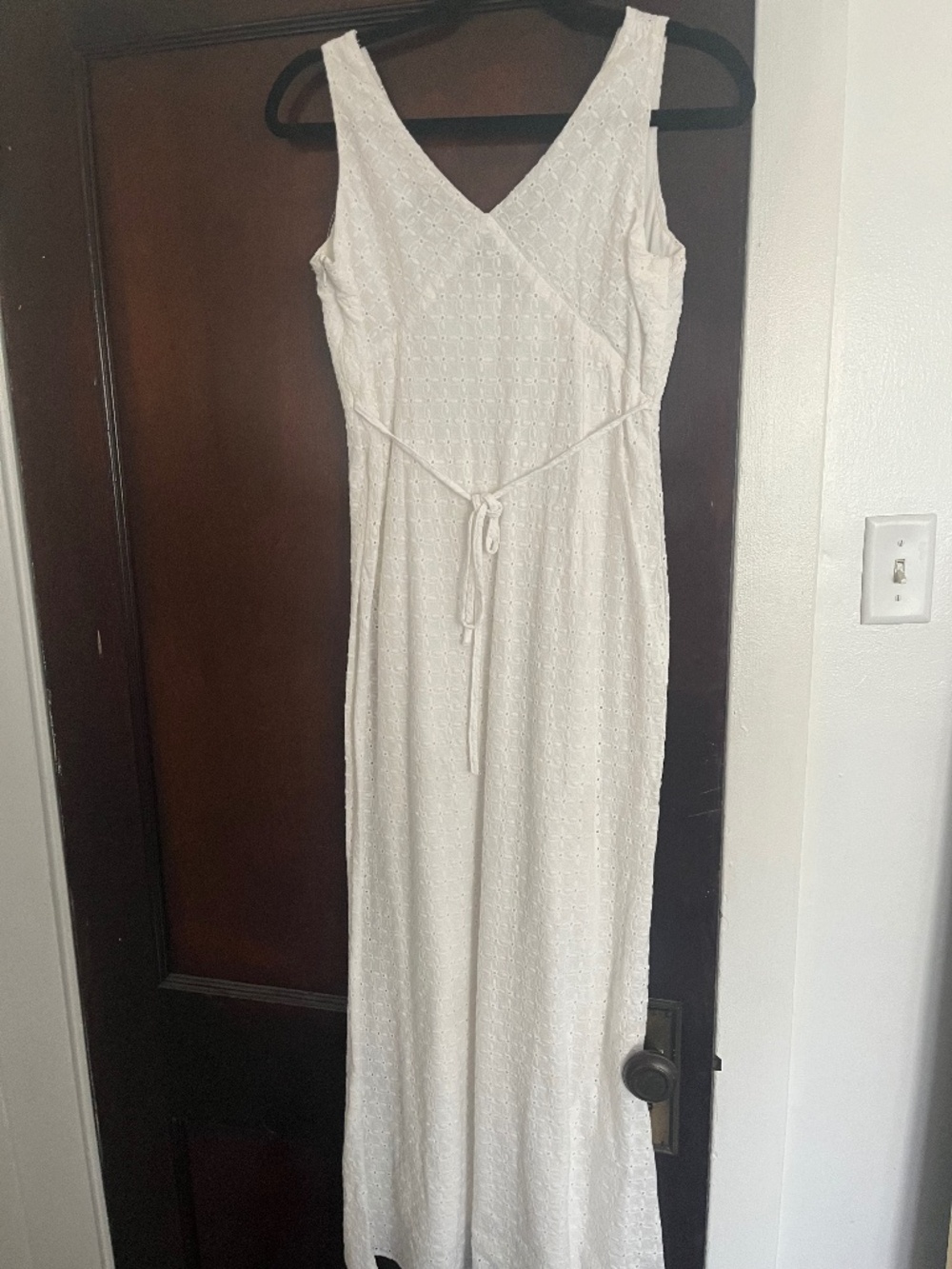 Princess Polly White Eyelet Maxi Dress